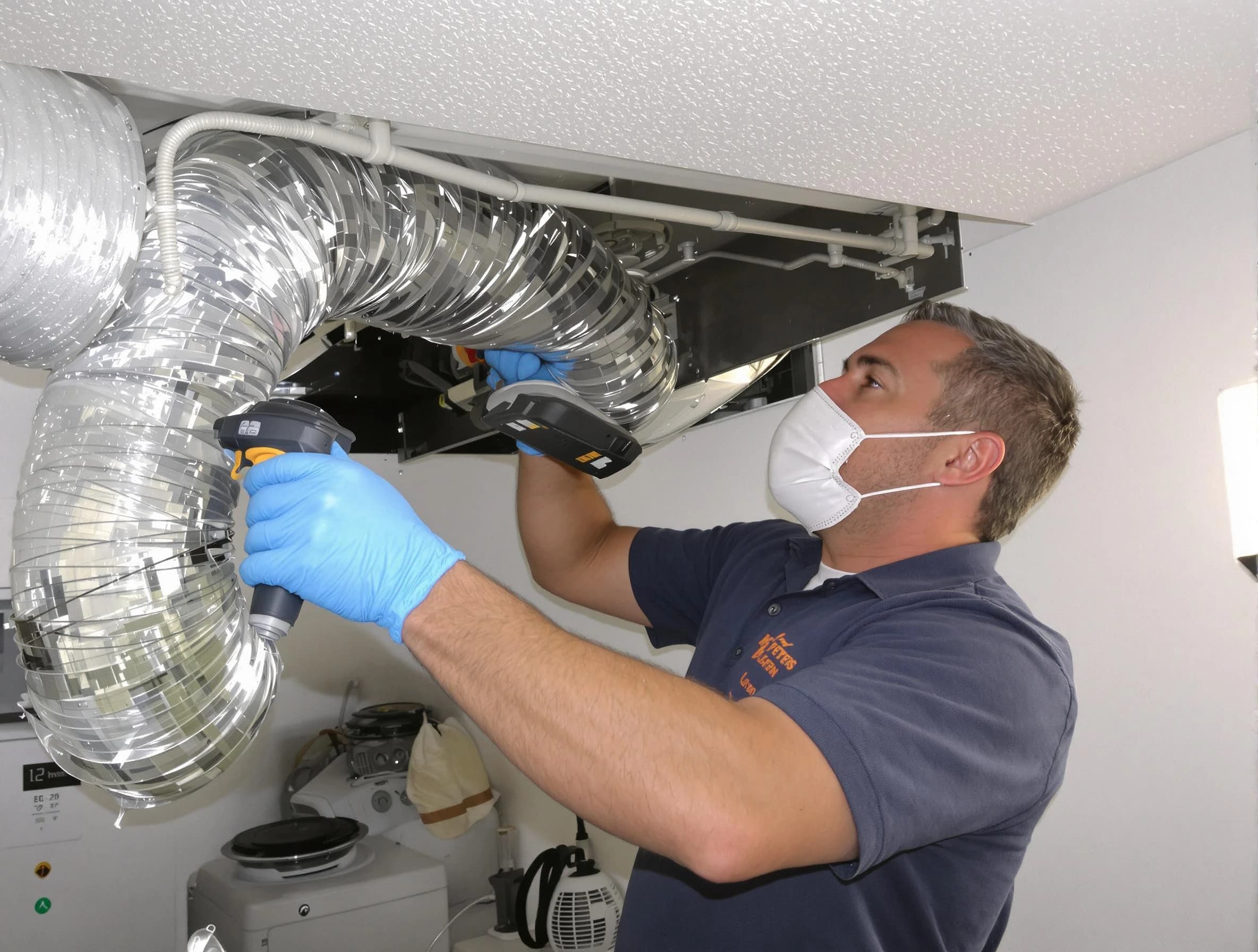Clay Dryer Vent Cleaning professional performing thorough residential dryer vent cleaning in Clay