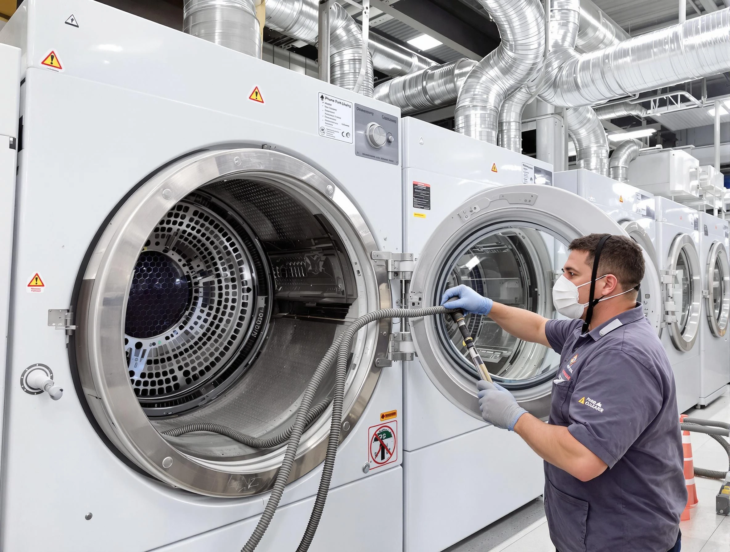 Industrial-grade dryer vent cleaning by Clay Dryer Vent Cleaning in Clay